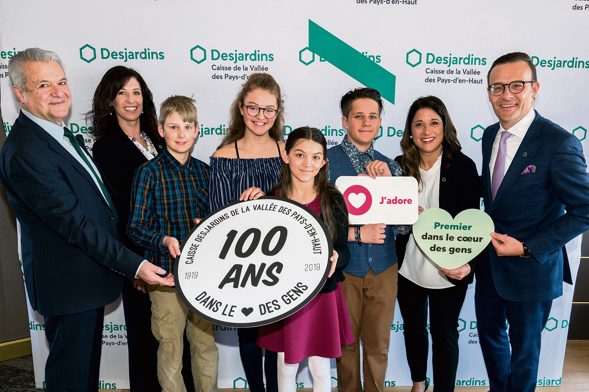 La Caisse Desjardins de la Vallée des Paysd’enHaut Présente au cœur
