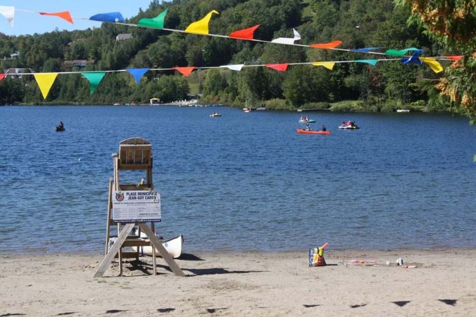 Le lac Rond, à Sainte-Adèle.