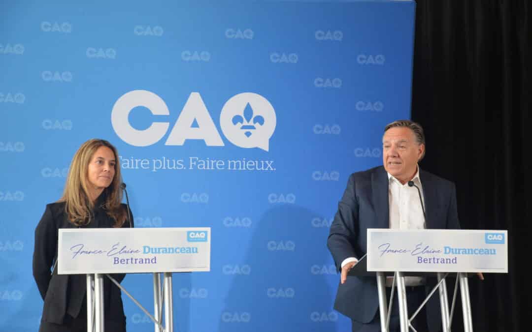 France-Élaine Duranceau sera candidate pour la CAQ dans Bertrand