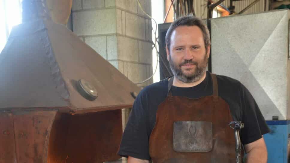 François Racine et la passion de la forge