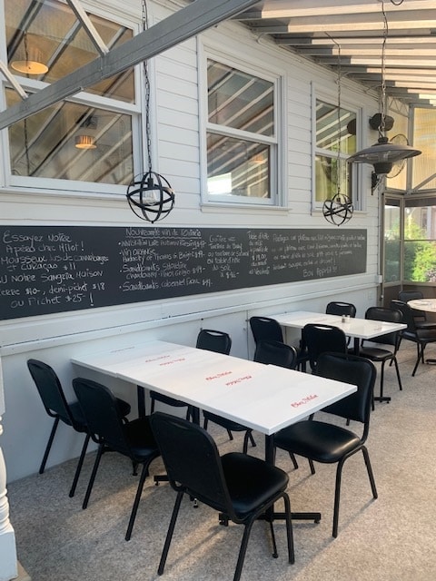 Une nouvelle terrasse Chez Milot