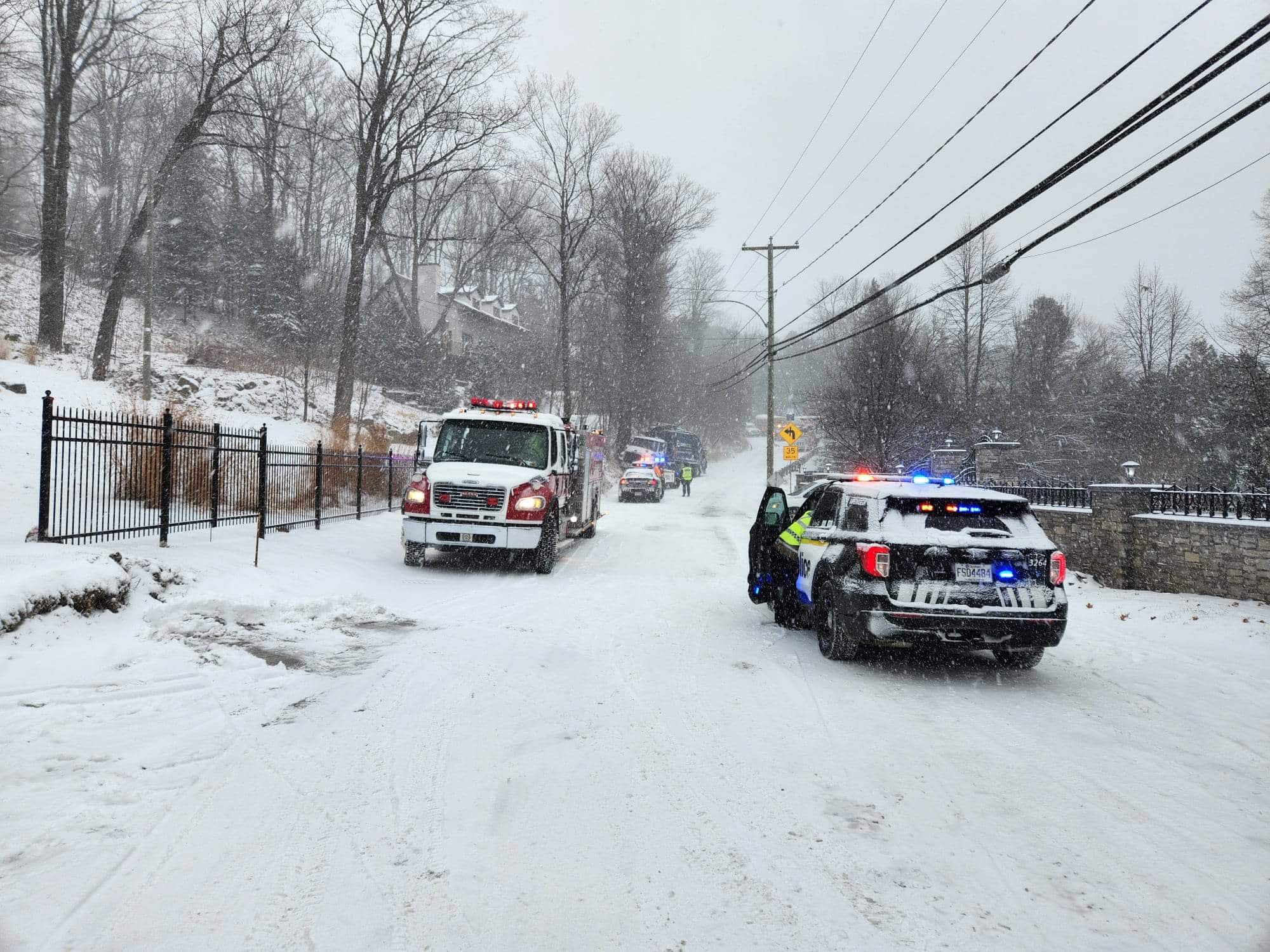 Sécurité sur le chemin de SainteAnnedesLacs Journal Accès