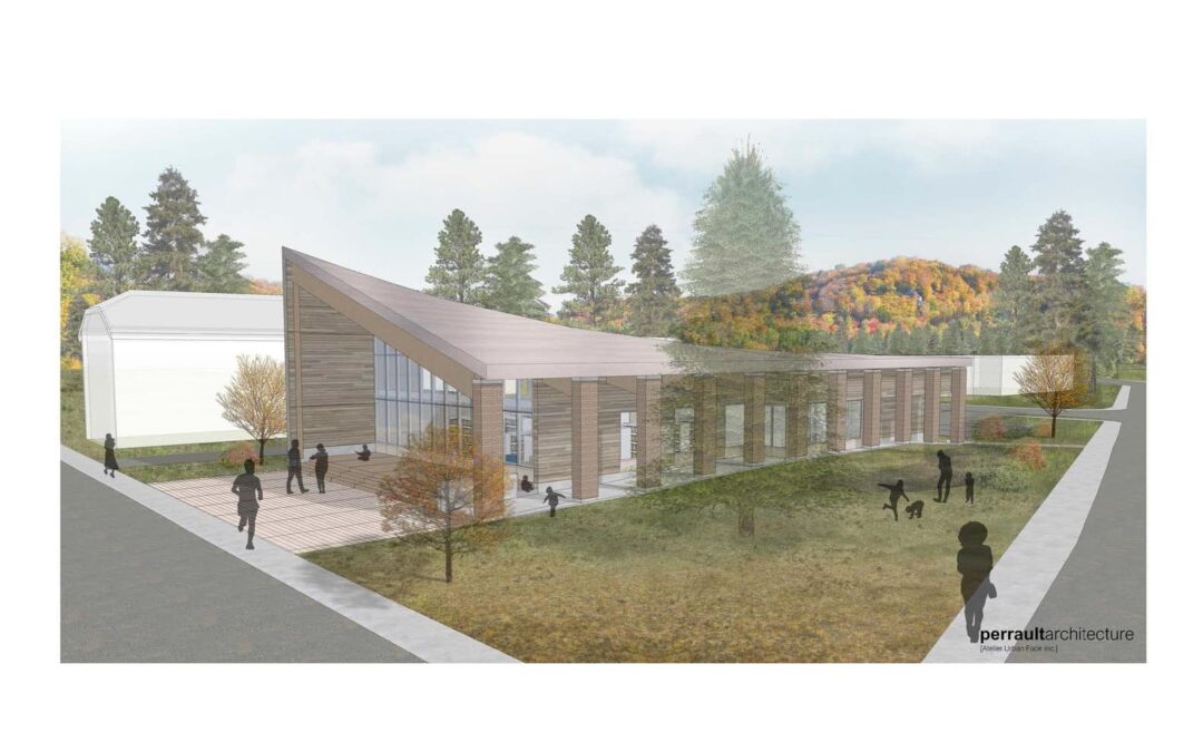 Saint-Adolphe-d’Howard dévoile des images de la future bibliothèque