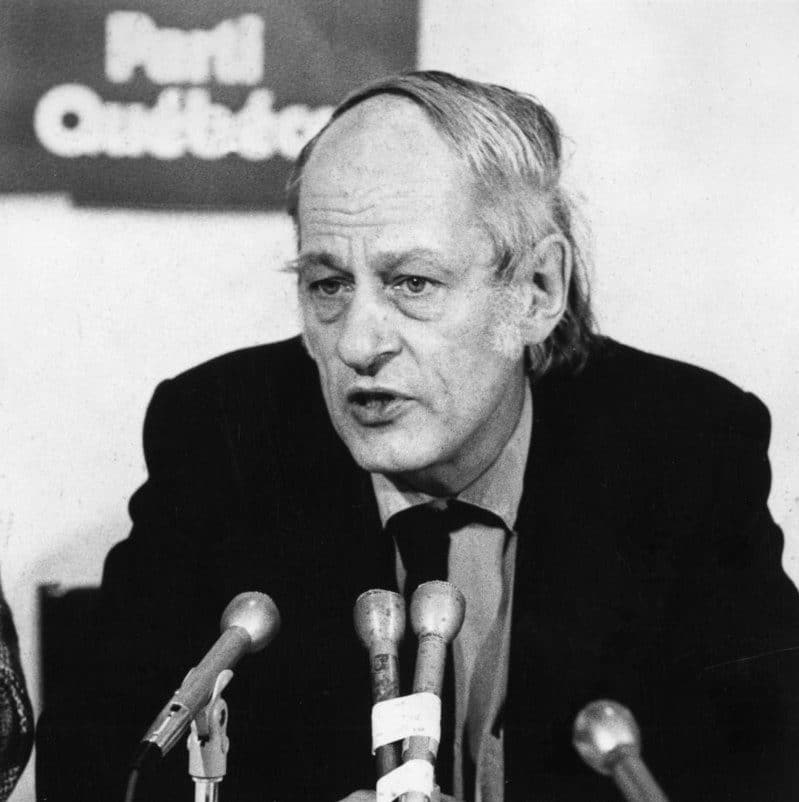 René Lévesque a été premier ministre de 1976 à 1985.