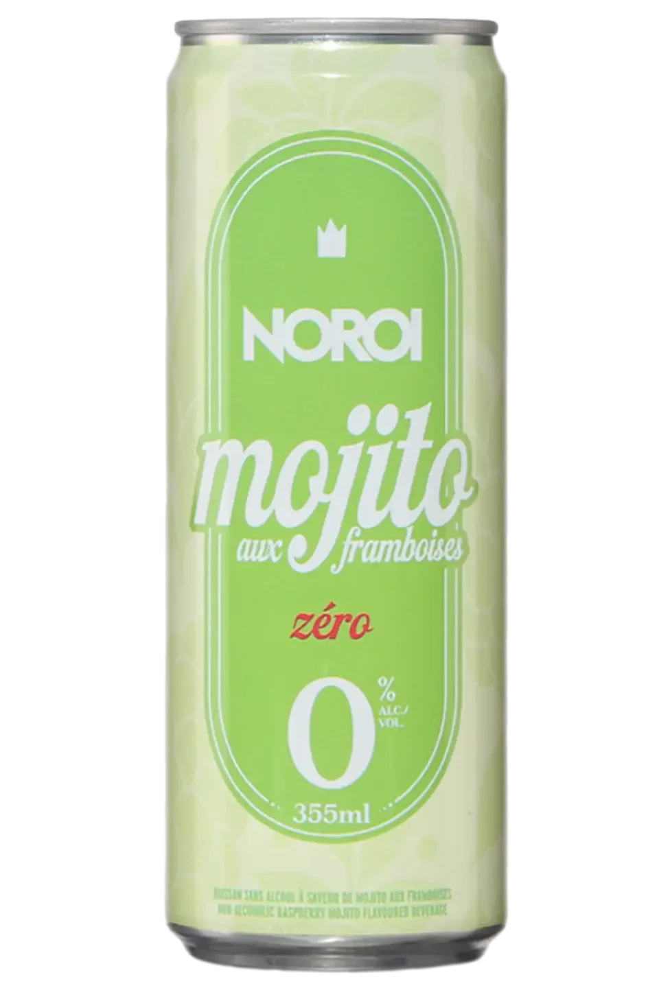 Noroi Mojito aux Framboises Zéro. Photo gracieuseté SAQ